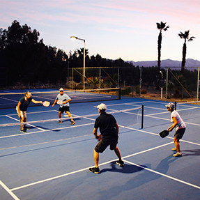 People Playing Tennis
